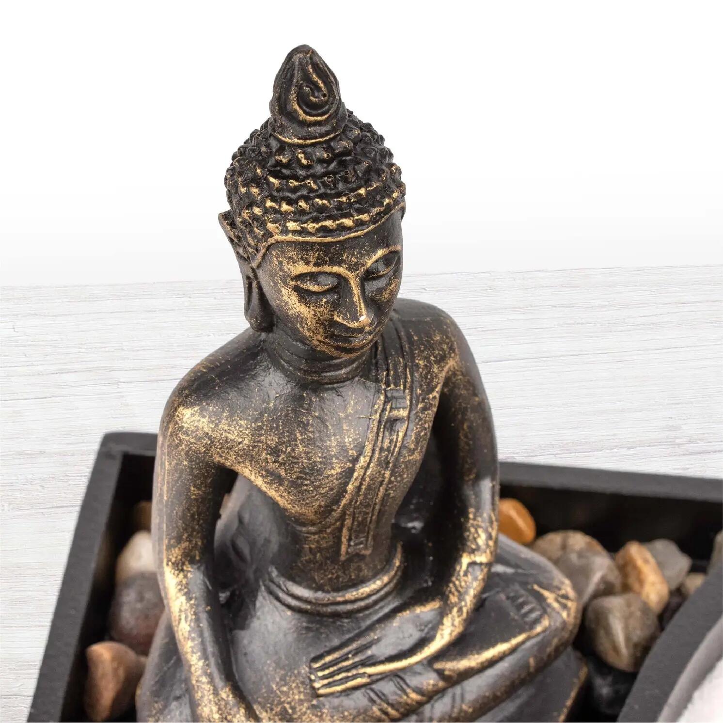 Mini Zen Garden Buddha Incense Stick Holder 7/10