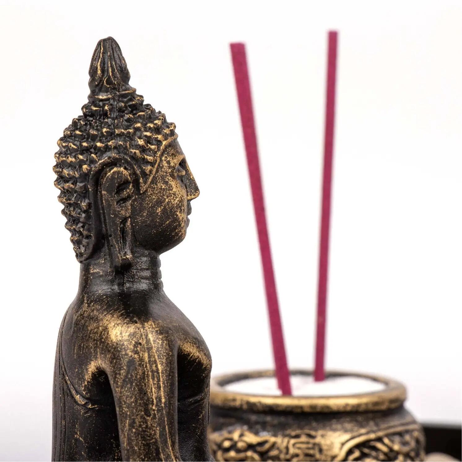 Mini Zen Garden Buddha Incense Stick Holder 6/10