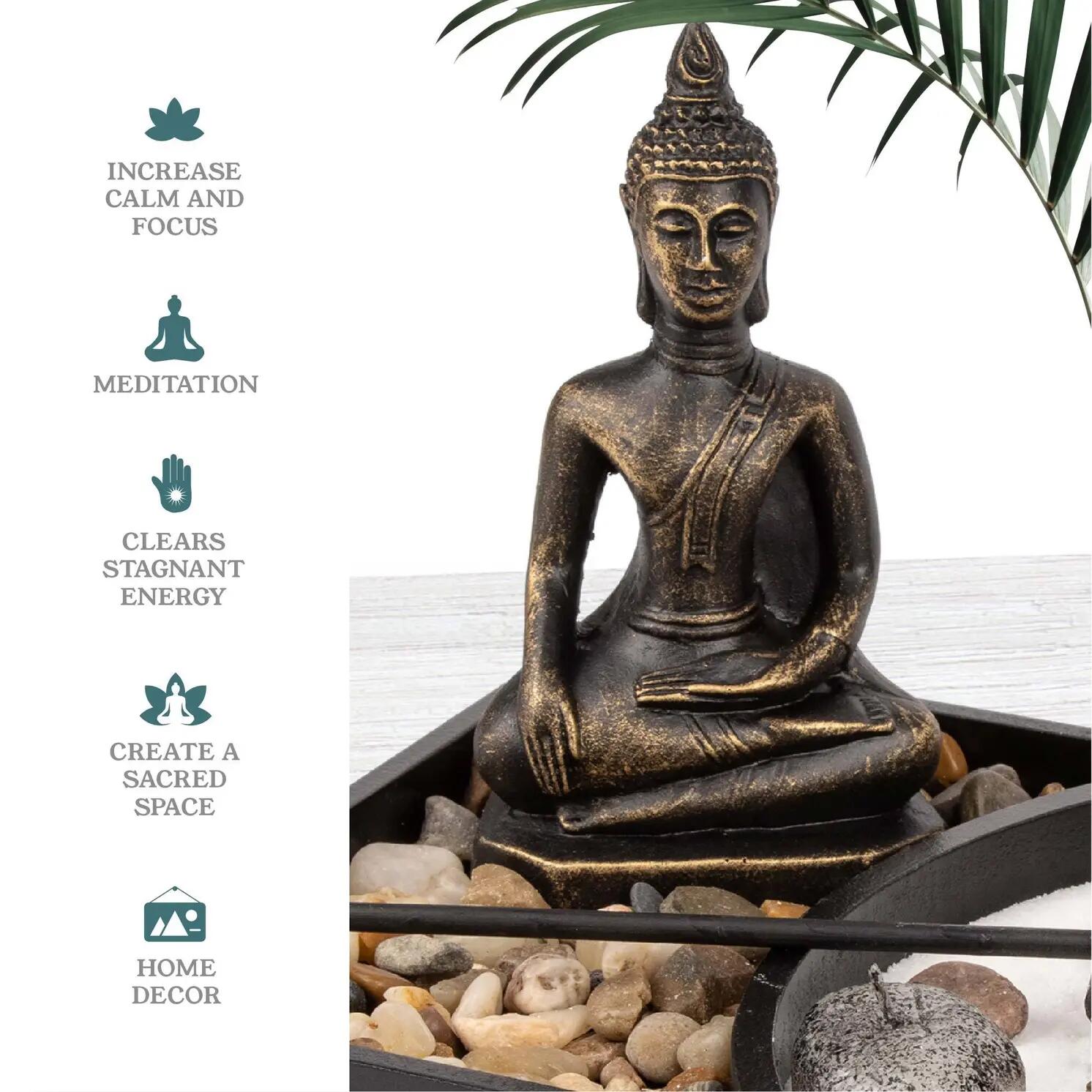 Mini Zen Garden Buddha Incense Stick Holder 5/10