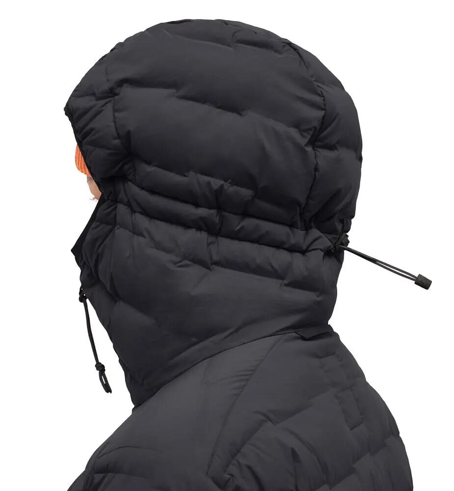 Kurtka Damska Turystyczna Puchowa Spitz Down Hood Women True Black 9/10