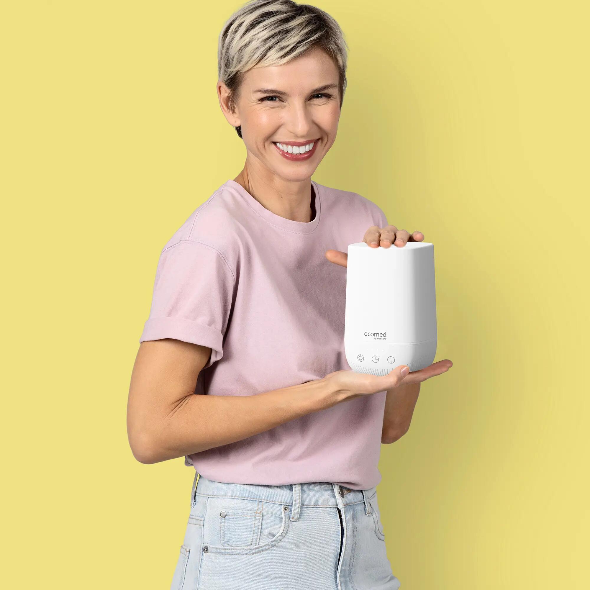 ecomed AD-50E brume ultrasonique, éclairage apaisant 6 couleurs 3/5