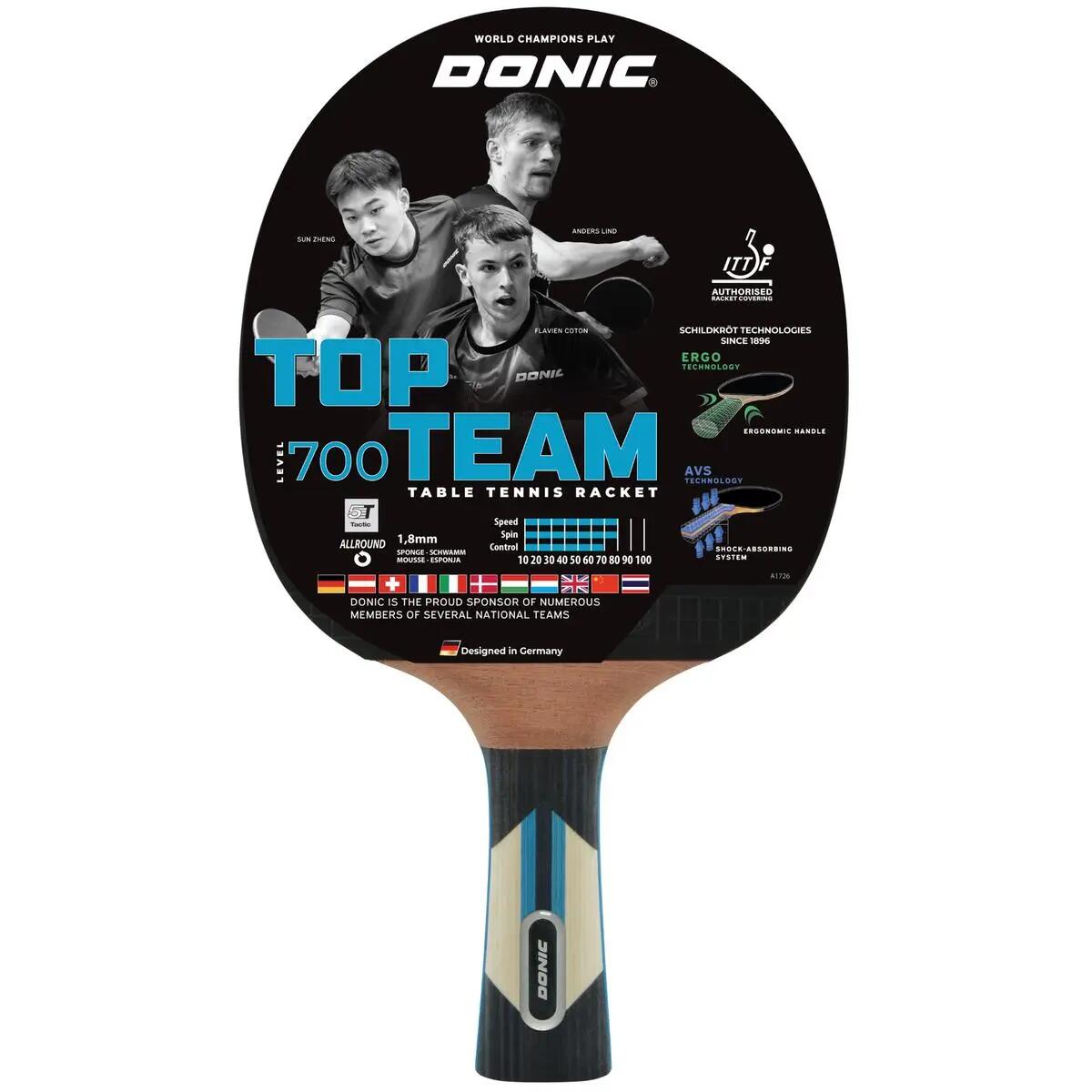 Raquette de tennis de table Donic Top Team 700 2/3