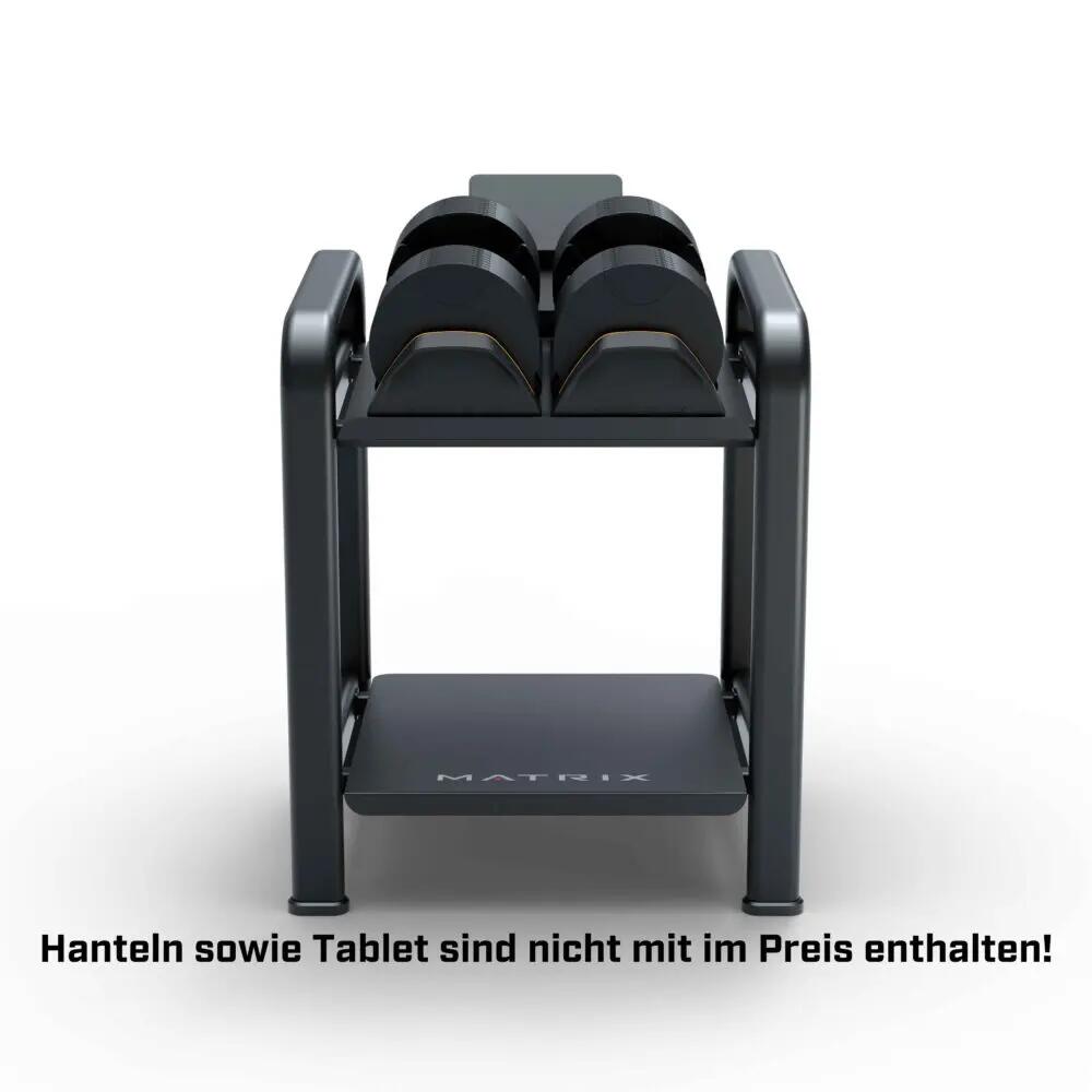 Matrix DBSR Support pour haltères réglables avec porte-tablette 3/4