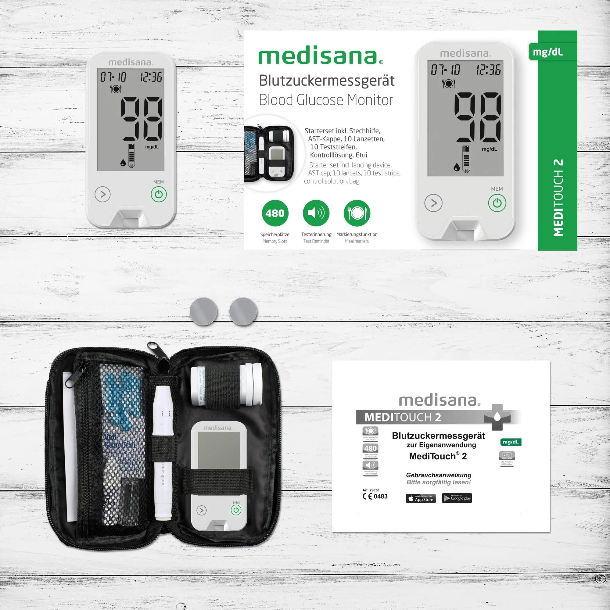 medisana MediTouch 2 präzise Messung, Starter-Set inklusive 6/6