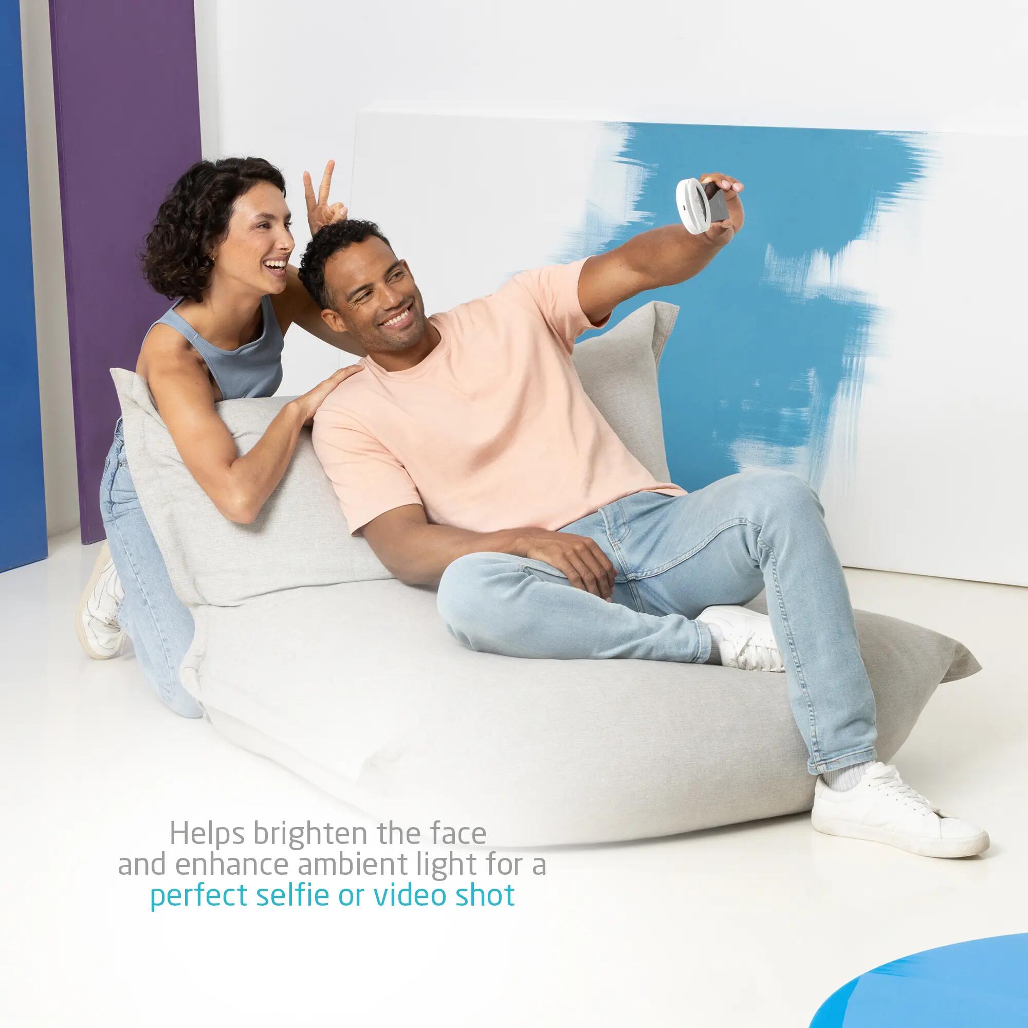 Espejo para selfies CM-20E 2en1 Recargable 5/5