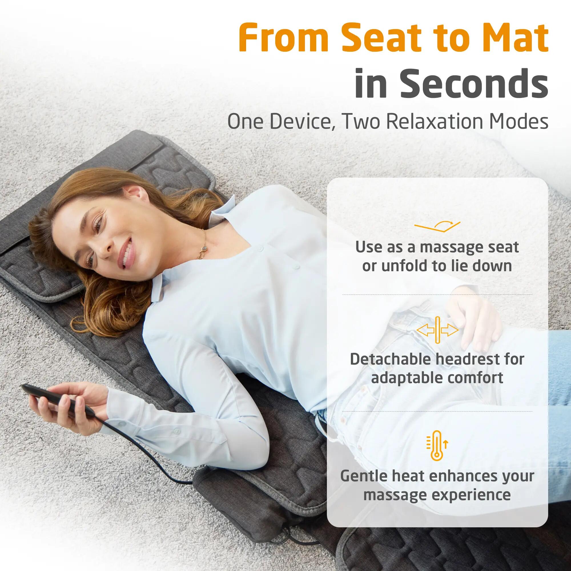 medisana MC 700 massage Shiatsu chauffant, grande surface pliable 5/6