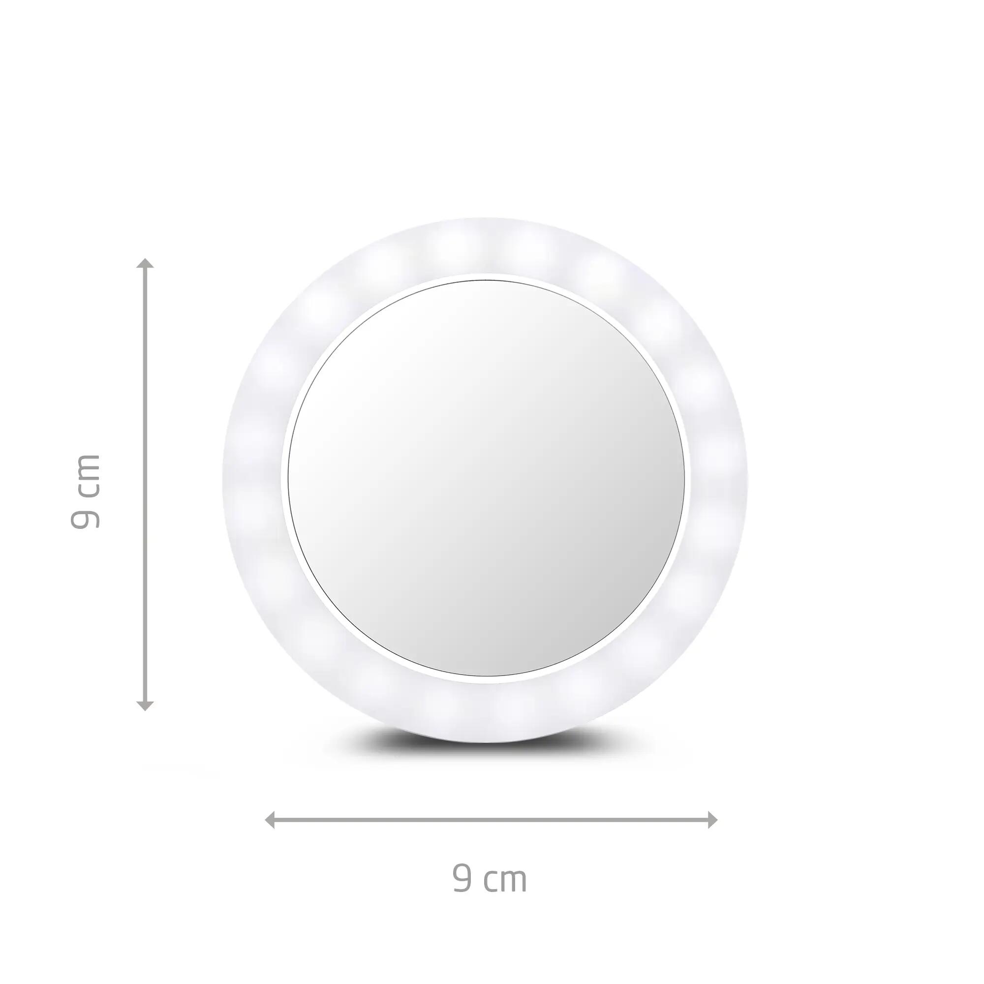Espejo para selfies CM-20E 2en1 Recargable 2/5