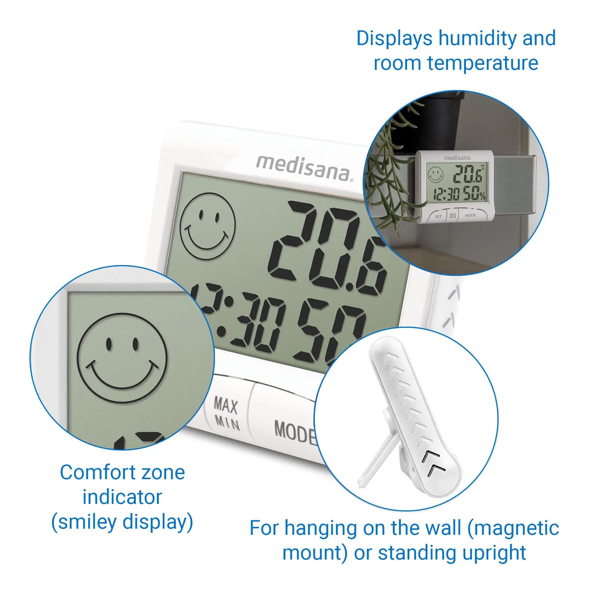 Higrómetro digital HG 100 humedad y temperatura, indicador de confort 4/6