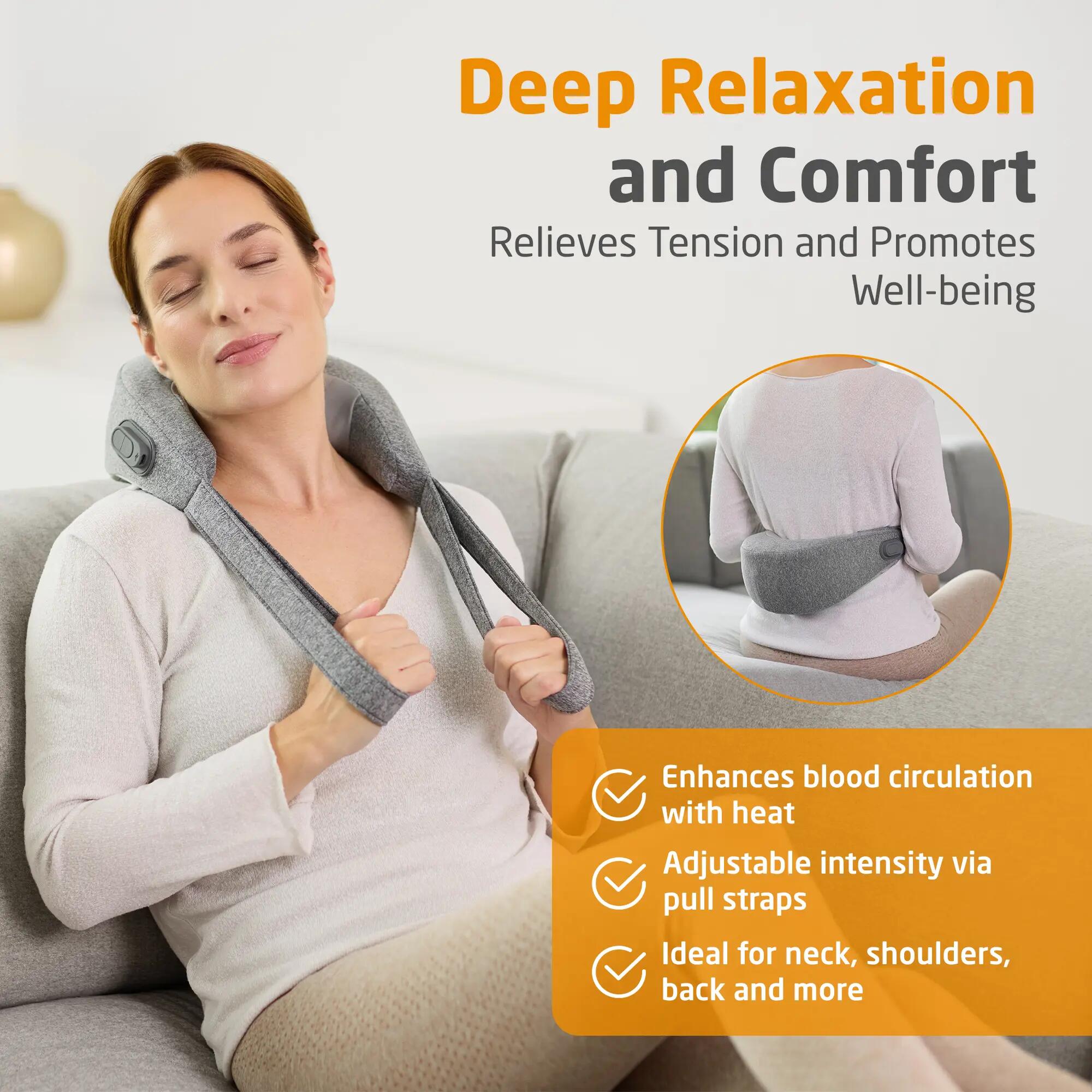 medisana NM 900 Shiatsu chauffant intense, sans fil longue autonomie 3/6