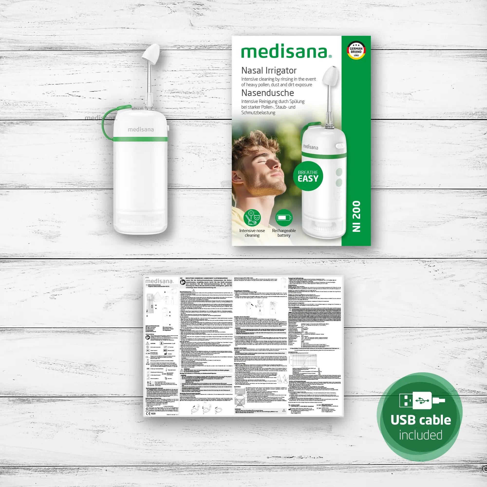 medisana NI 200 Nasendusche kabellos reisetauglich 5/5