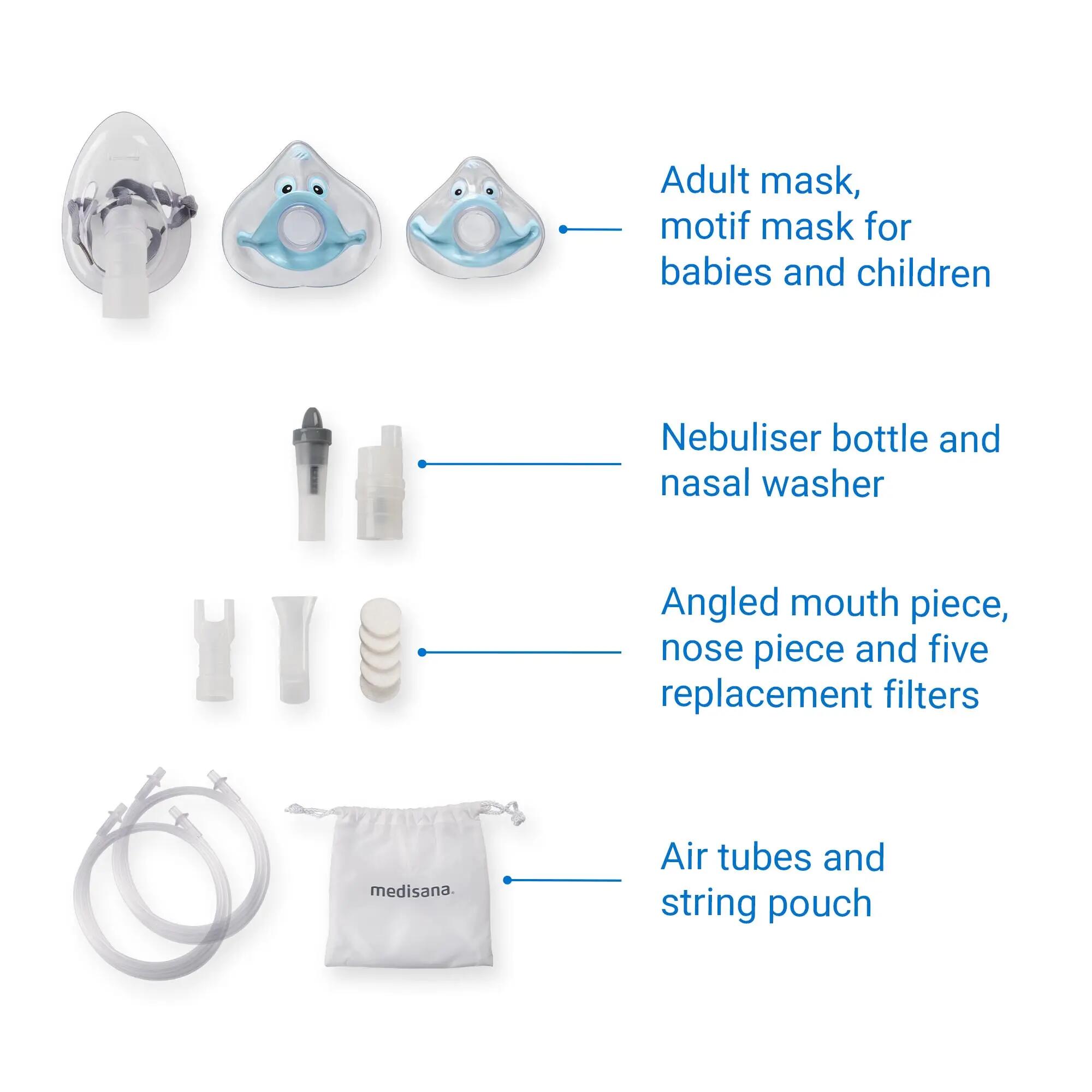 Inhalador IN 155 certificado 2 en 1 4/5