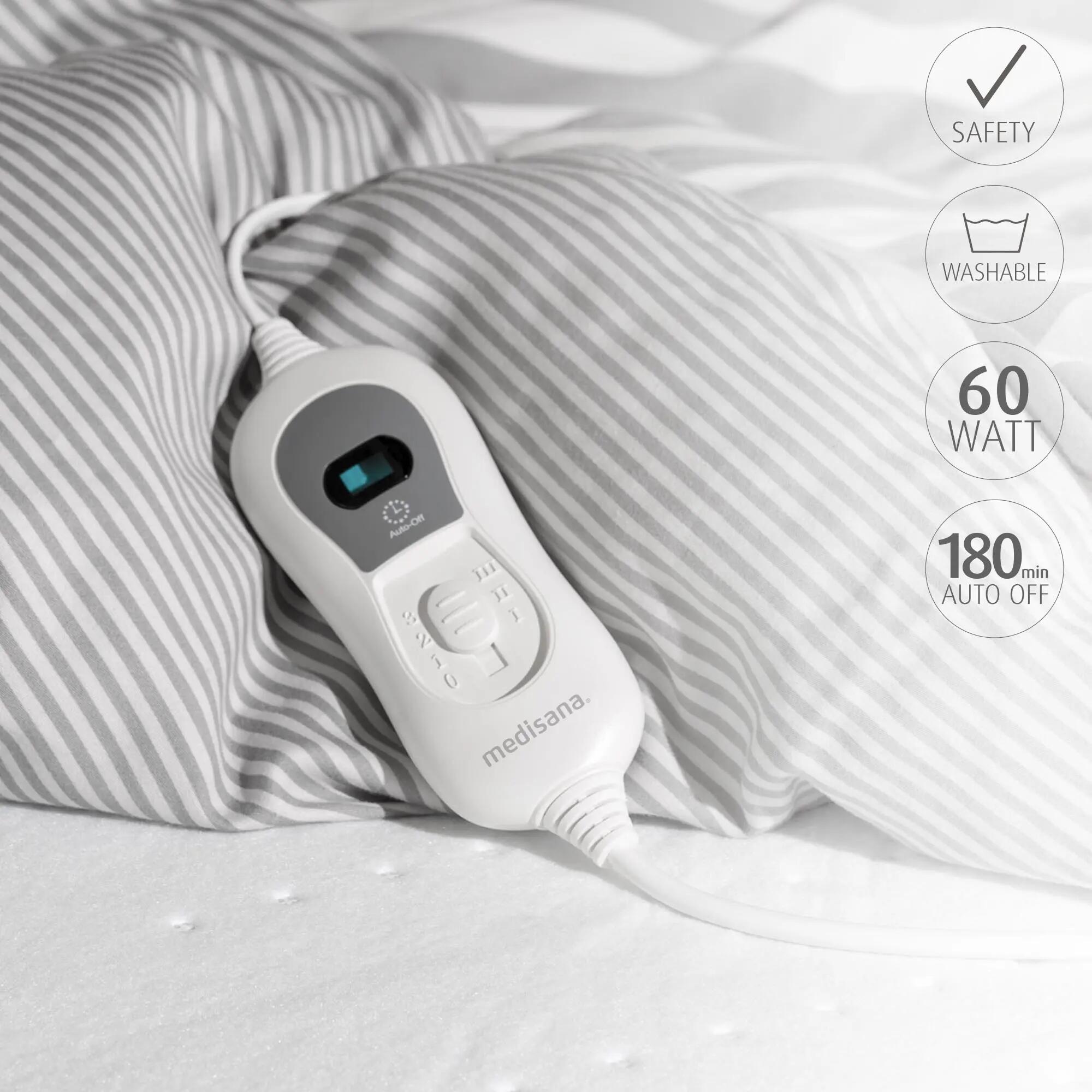 medisana HU 665 chauffe-lit doux, 3 niveaux & arrêt auto 180 min 4/6