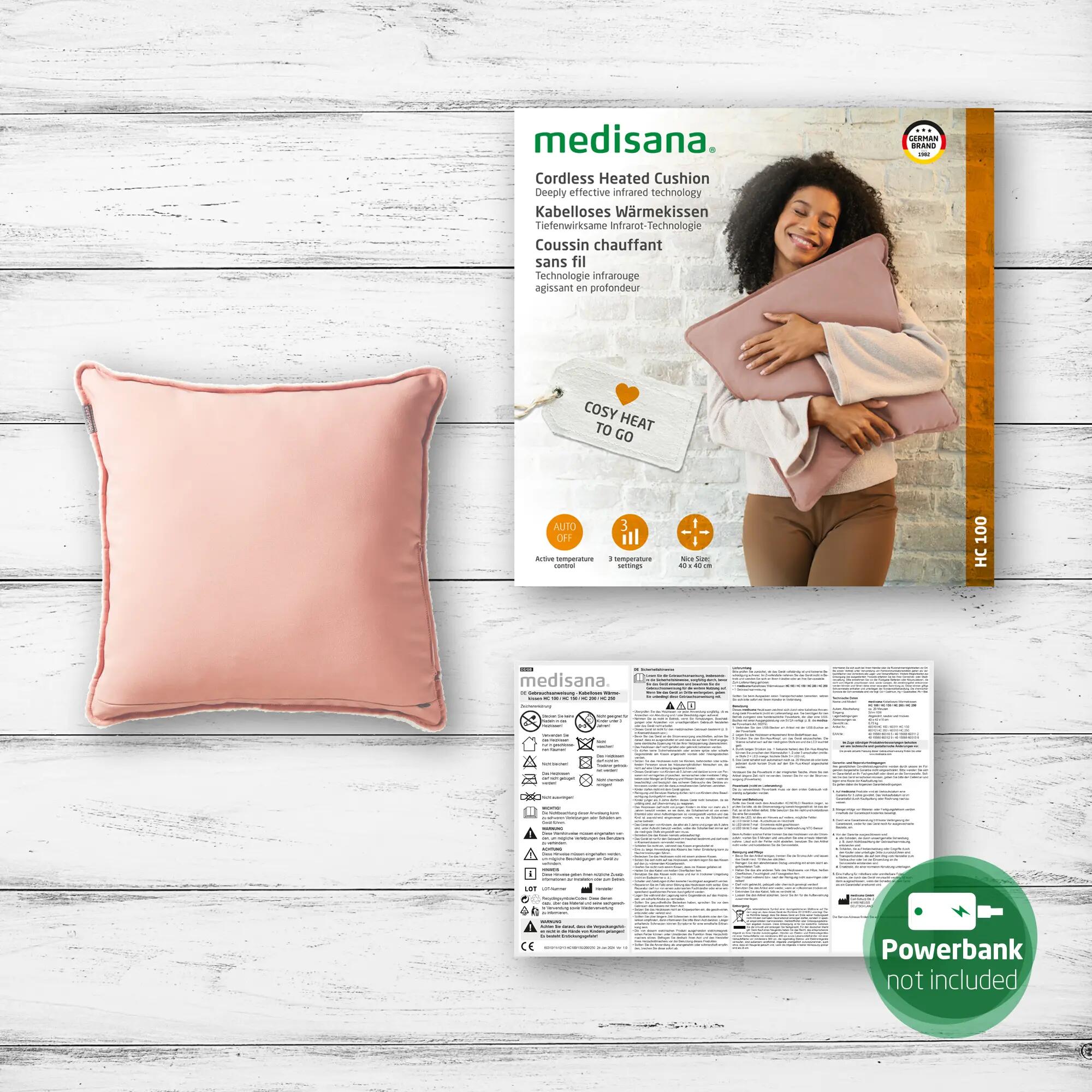 medisana HC 100 — chaleur infrarouge profonde, sans fil 6/6