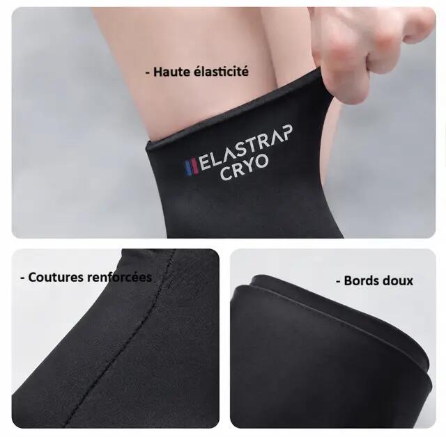 Chevillère de cryothérapie - Manchon gel chaud et froid - Cheville - Récupératio 2/8