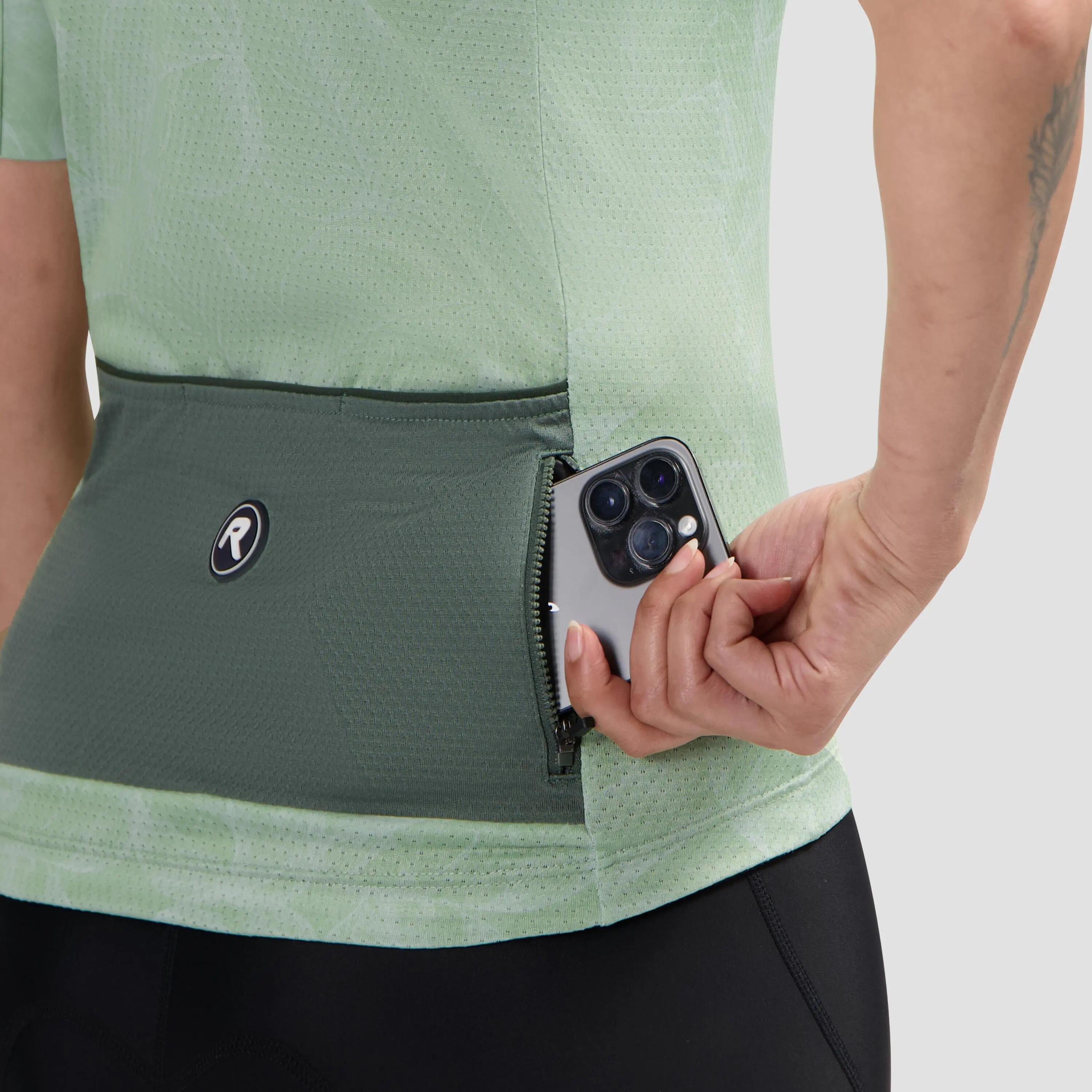Fietsshirt Korte Mouwen Dames Essential Graphic II 6/8
