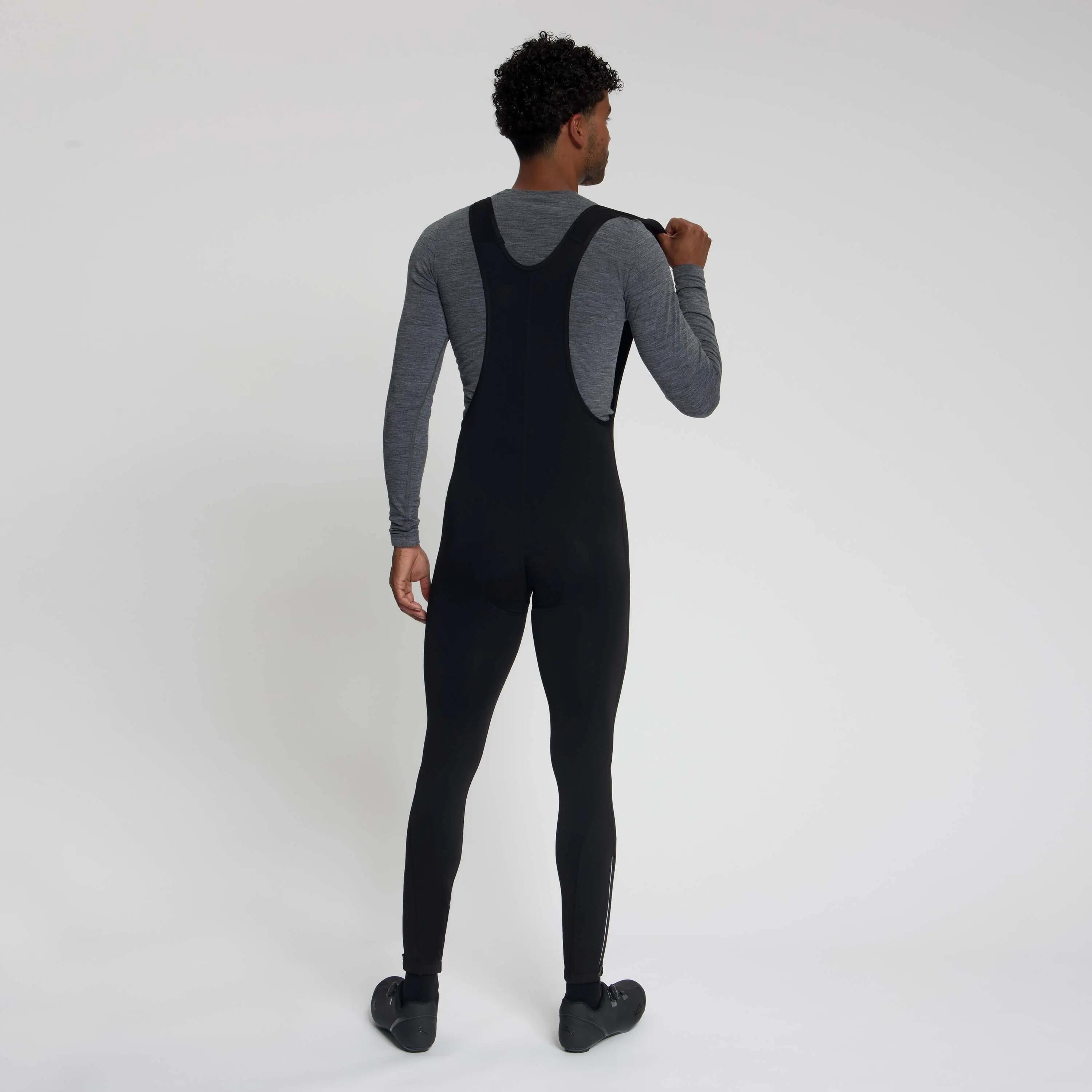 Cuissard Long Velo Avec Bretelles Homme - Core 3/8