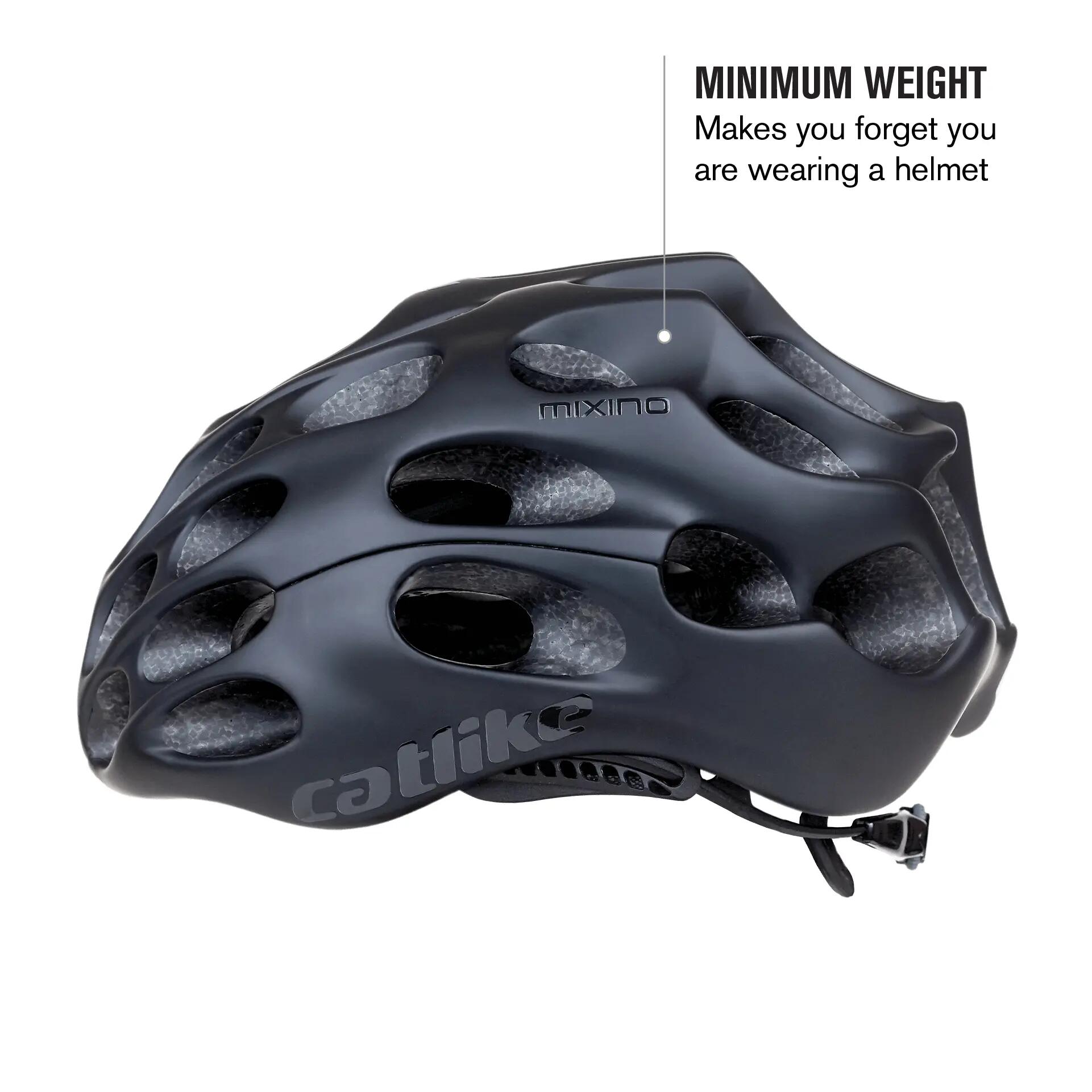 CATLIKE Mixino Casco Rendimiento Top Carretera / MTB / Gravel Negro Mate 6/7