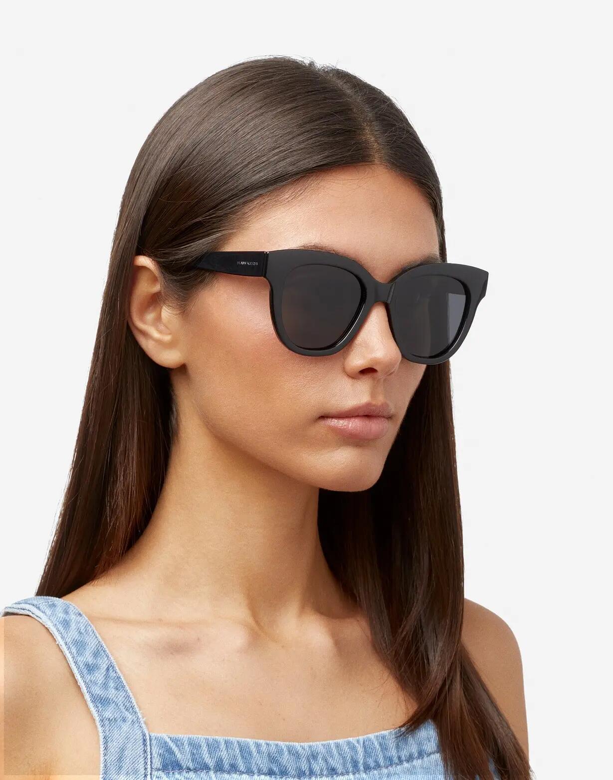 HAWKERS - Lunettes de soleil pour Homme et Femme polarisés noirs - AUDREY RAW 5/7