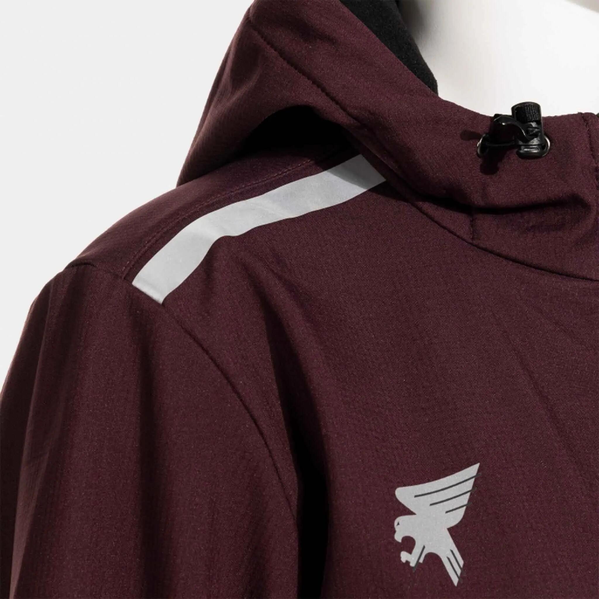 Joma Explorer dámská softshellová bunda, burgundy 4/9