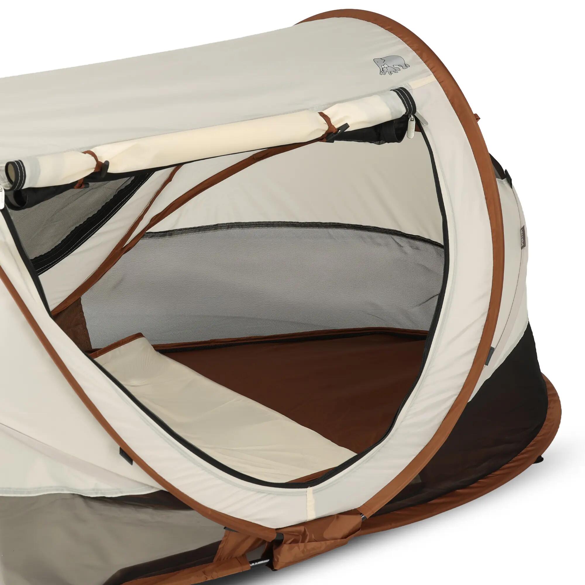 Kleinkind Luxus Reisebett – Inklusive Selbstaufblasbarer Matratze – Sand 7/8