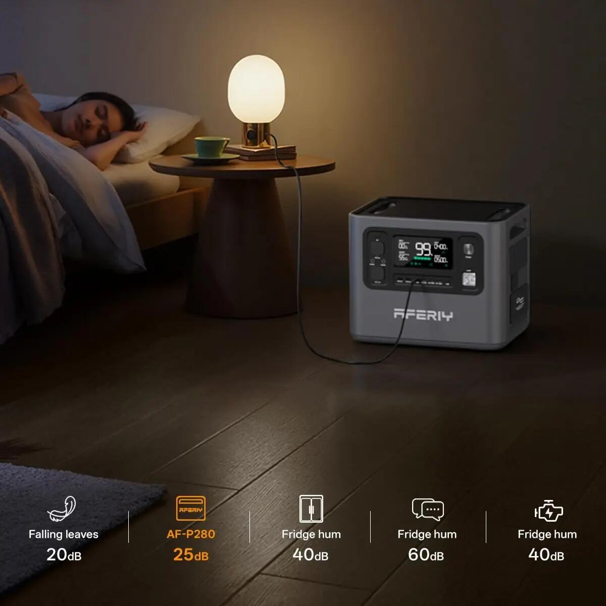 Batterie AFERIY 2048Wh Compatible P280 Jusqu'à 4 Batteries Supplémentaires 5/5