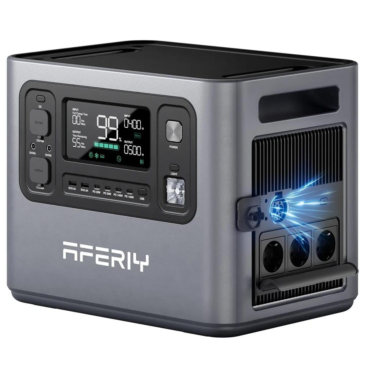 Station électrique portable - P280 - 2048Wh 2800W - Entrée solaire 1200W(2×400W) 13/14