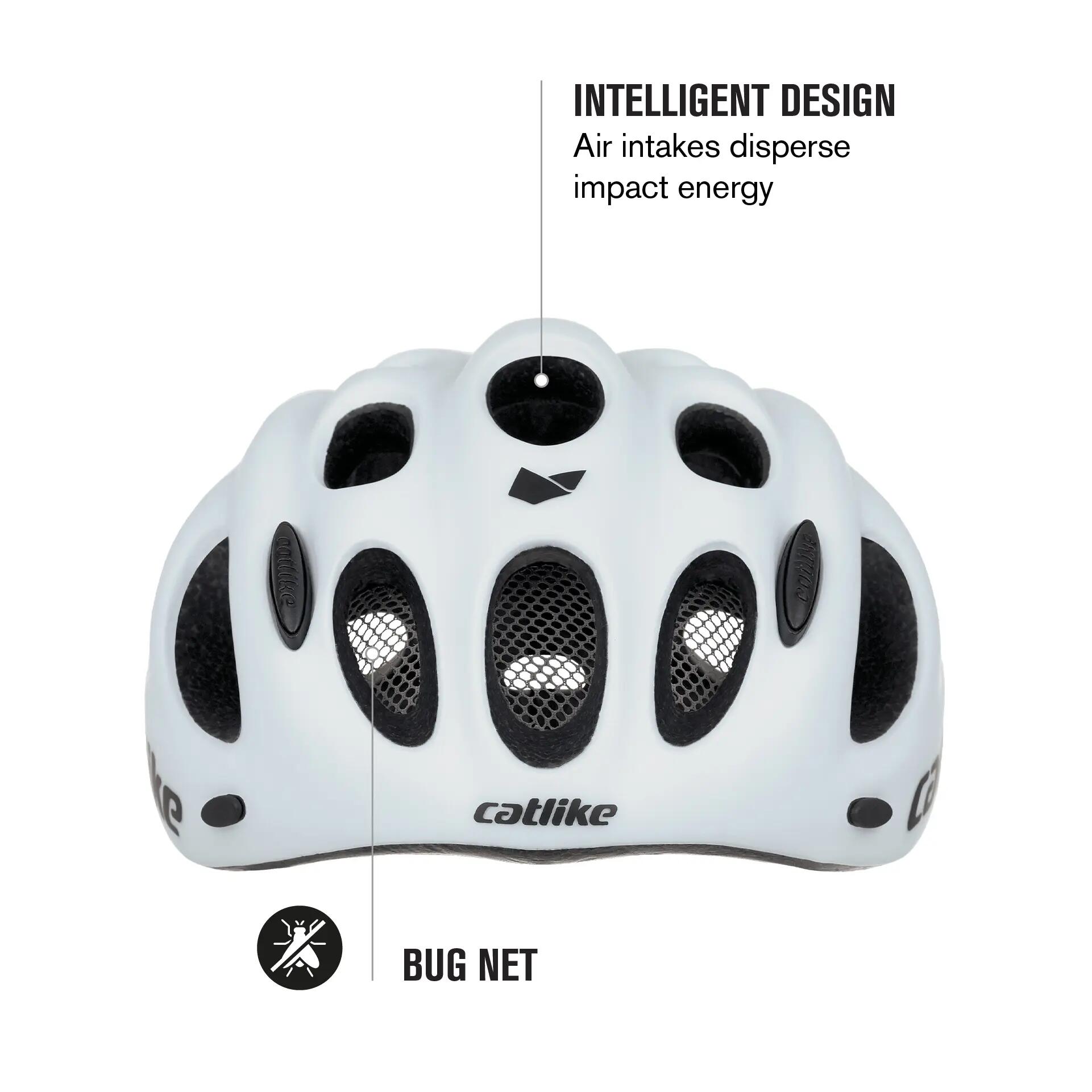Catlike Kompact’O Casco Urbano Casual Blanco Mate 3/6