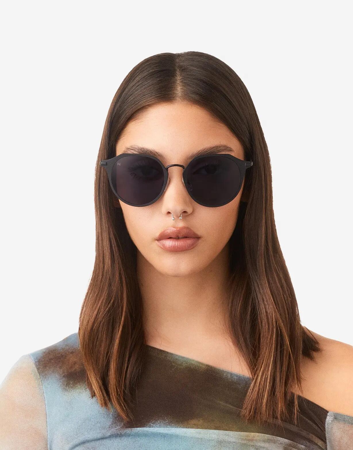 HAWKERS - Sonnenbrillen für Herren und Damen - WARWICK METAL  BLACK DARK BLUE 7/10