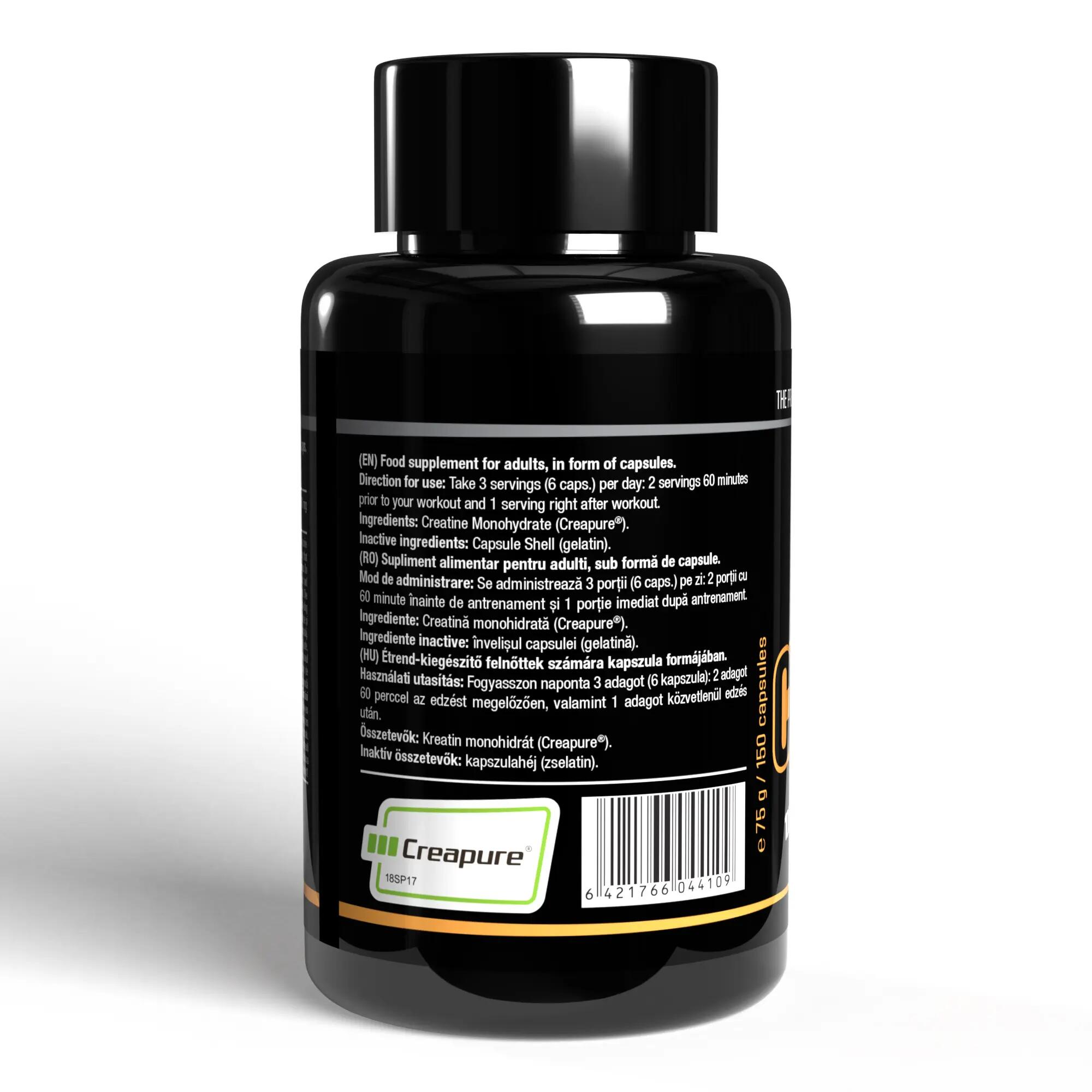 Creatină (Creapure®) 150 capsule 2/4