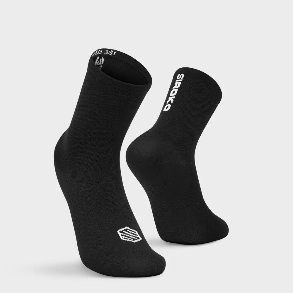 Chaussettes vélo enfant Cyclisme Enfants K-Core Roadrunner Black Noir 6/7