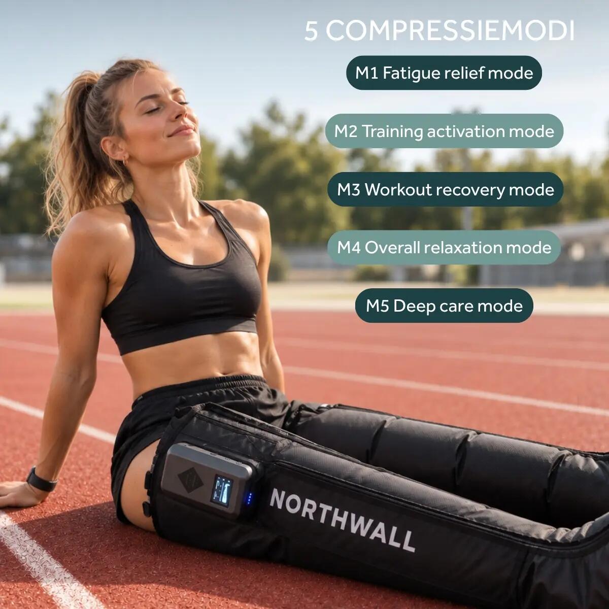 Compressie Boots - Beenmassage en Voetmassage Apparaat met Luchtcompressie 3/9