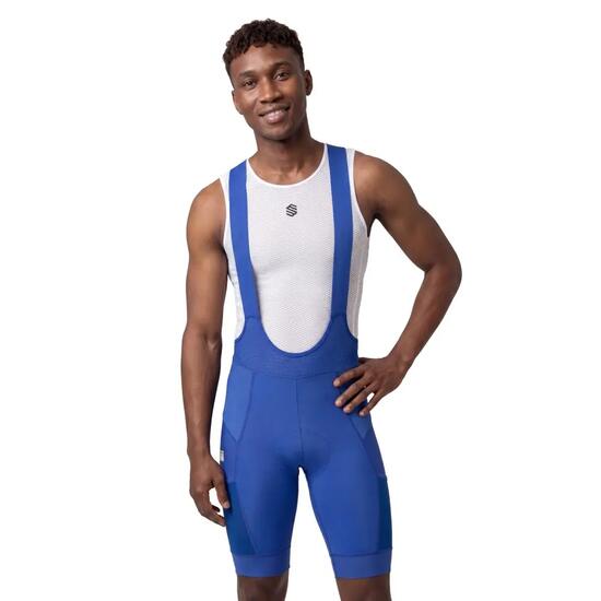 Heren Fietsen gravel korte fietsbroek Rocket Blue Blauw