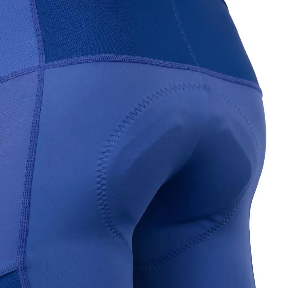 Salopette da ciclismo gravel a gamba corta da uomo Rocket Blue Blu 5/8