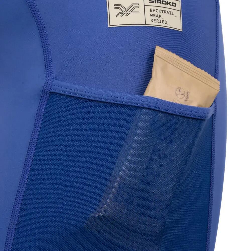 Salopette da ciclismo gravel a gamba corta da uomo Rocket Blue Blu 4/8