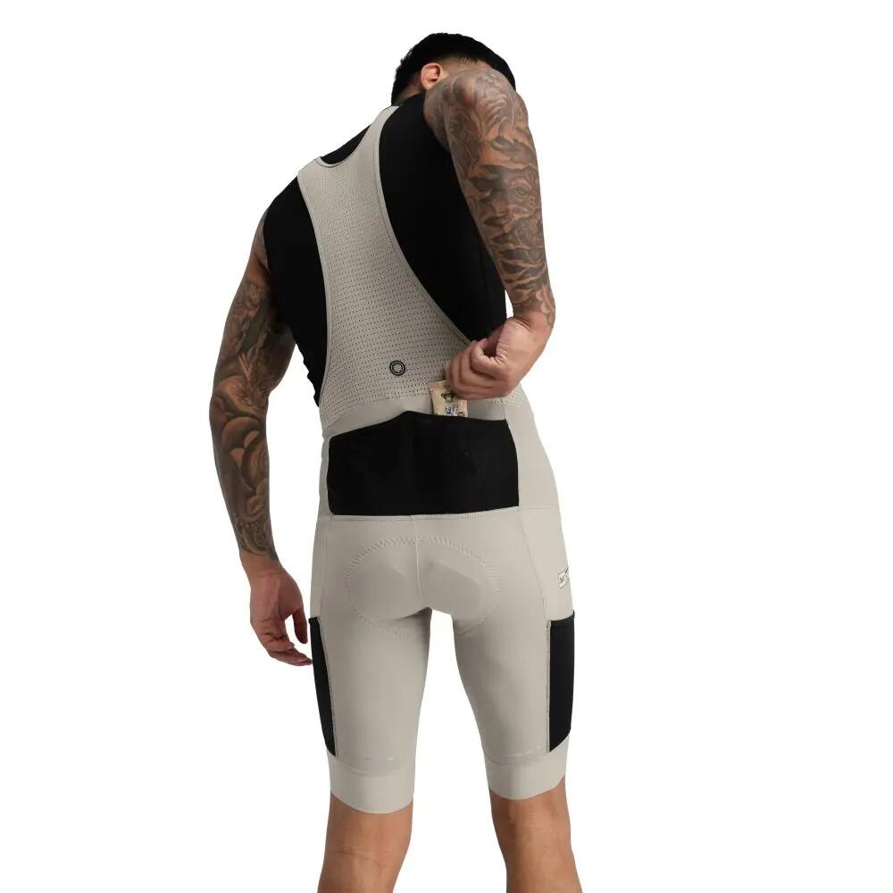 Cuissard cyclisme gravel homme Rocket Beige 2/8