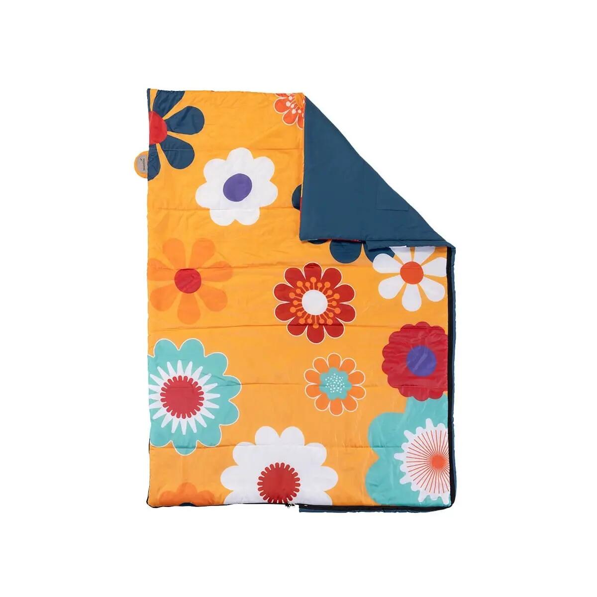 Deckenschlafsack Sovro 190 Flower - Schlafsack für Erwachsene - 3 Jahreszeiten 8/15