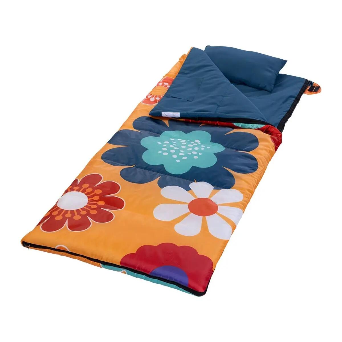 Deckenschlafsack Sovro 190 Flower - Schlafsack für Erwachsene - 3 Jahreszeiten 6/15