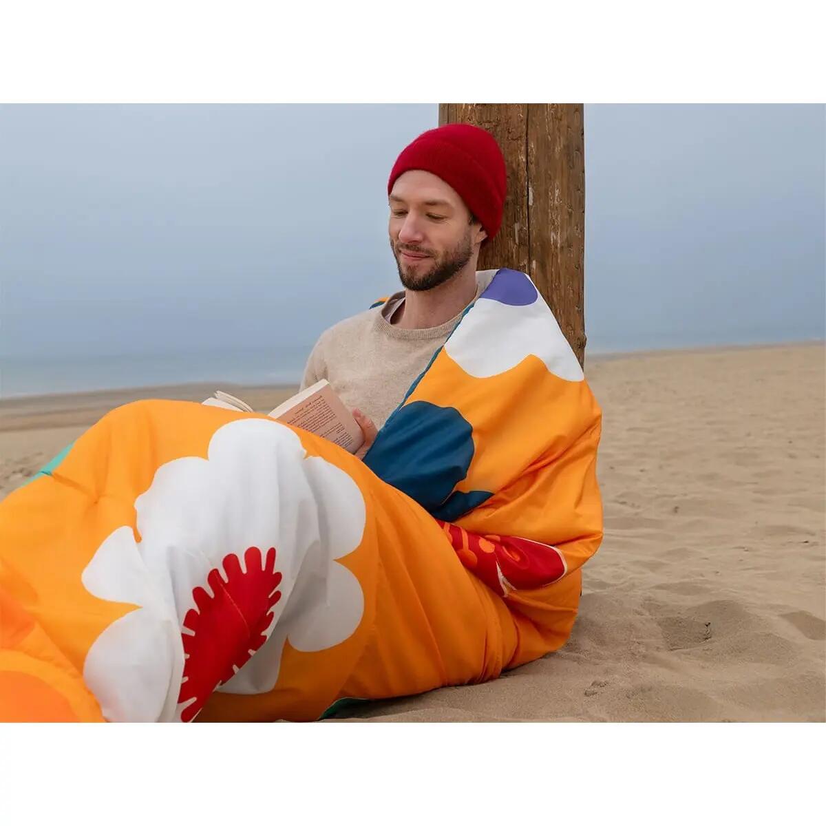 Deckenschlafsack Sovro 190 Flower - Schlafsack für Erwachsene - 3 Jahreszeiten 3/15