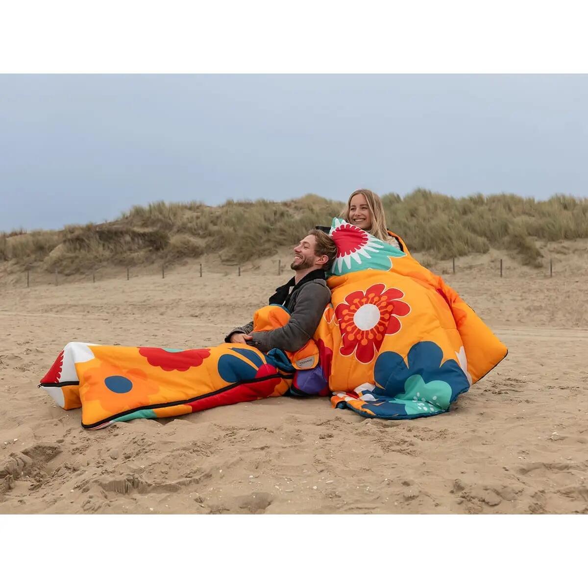 Deckenschlafsack Sovro 190 Flower - Schlafsack für Erwachsene - 3 Jahreszeiten 2/15