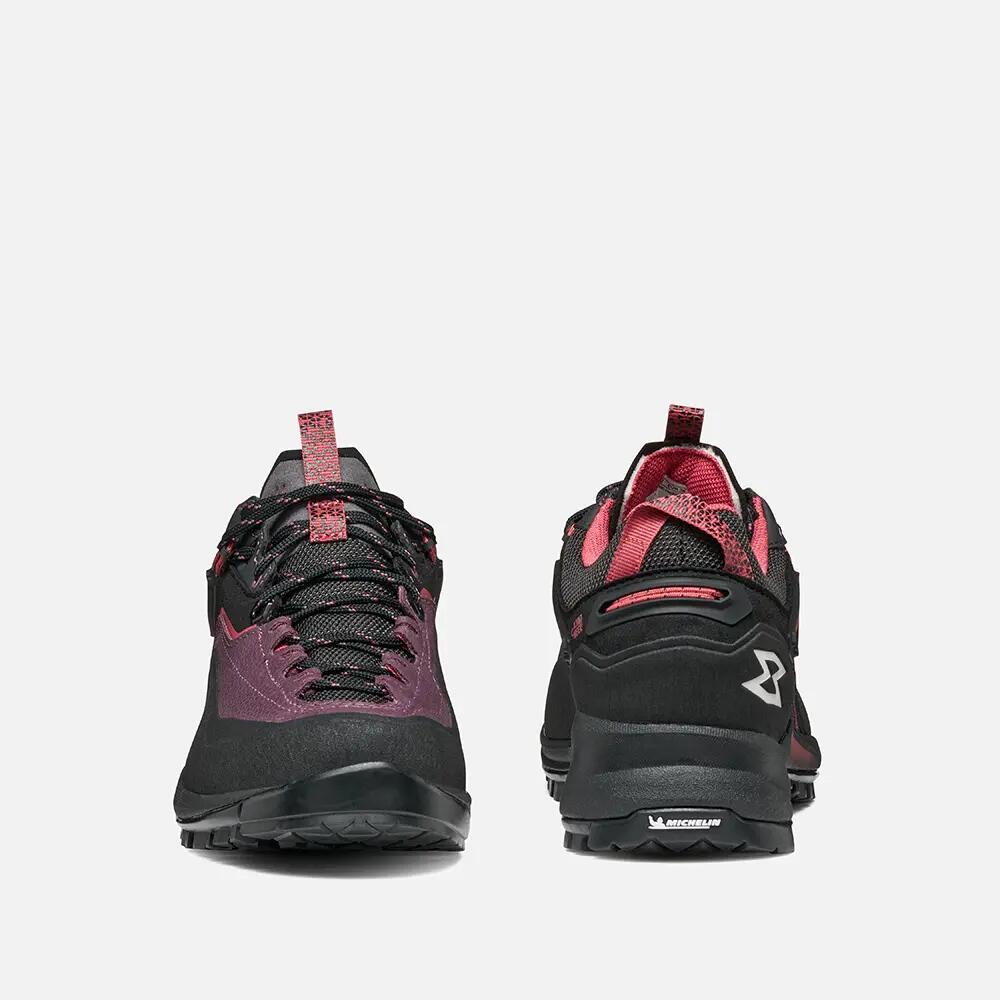 Hikingschuhe Damen Akron GTX thunderstorm grey-mineral red 4/5