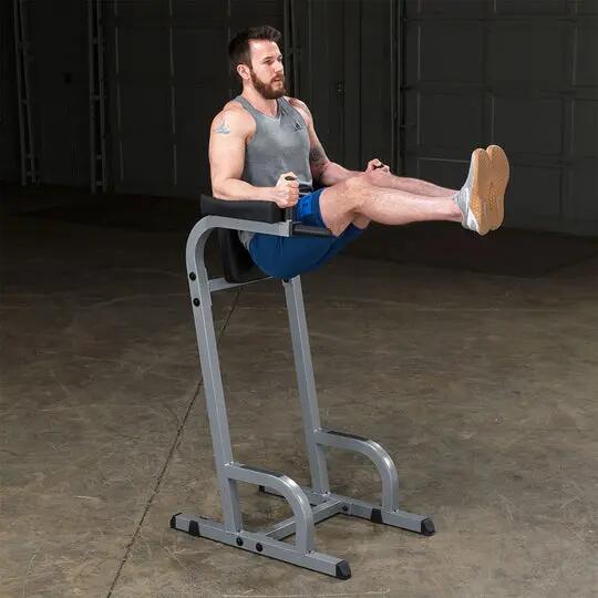 Vertical knee raise & dip GVKR60 para fitness e treino de força 5/5