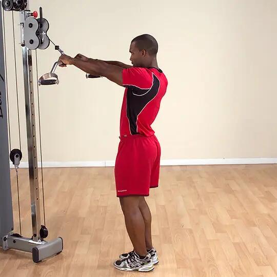 Lat Bar pro MB438RG para fitness y entrenamiento de fuerza 2/4