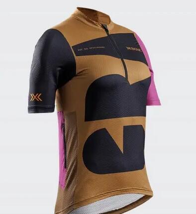Koszulka męska X-Bionic Corefusion Gravel Jersey Multi Color/Peanut Butter M169
