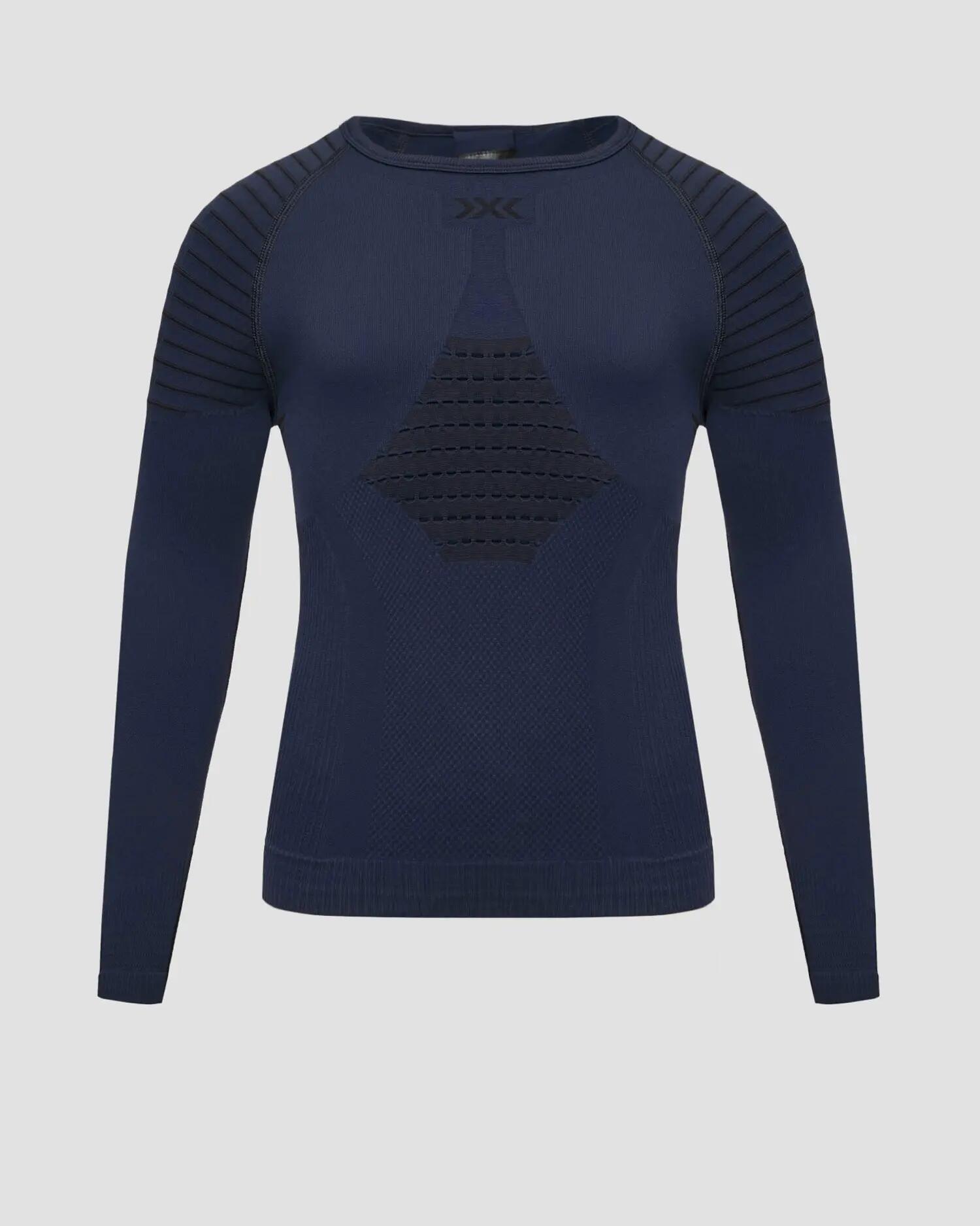 Koszulka junior X-Bionic INVENT 4.0 SHIRT LG SL JR MARINE/X BLACK A097 1/1