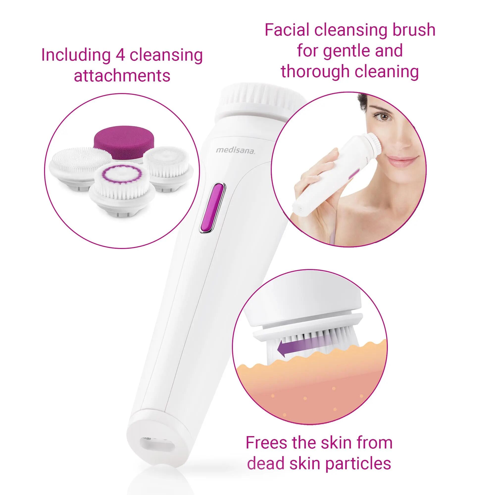 Cepillo limpiador facial FB 885 recargable resistente al agua 4/6