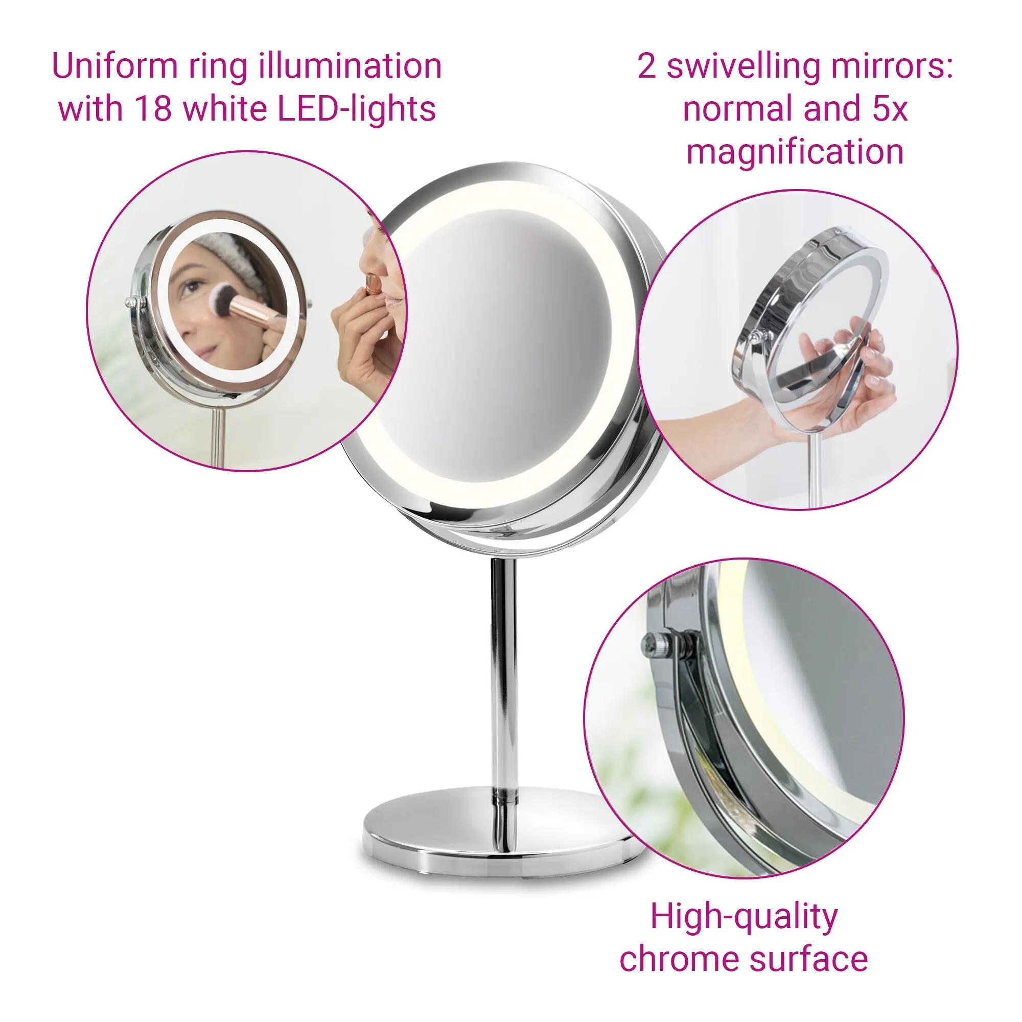 Espejo de maquillaje CM 840 LED 5x aumento 4/6