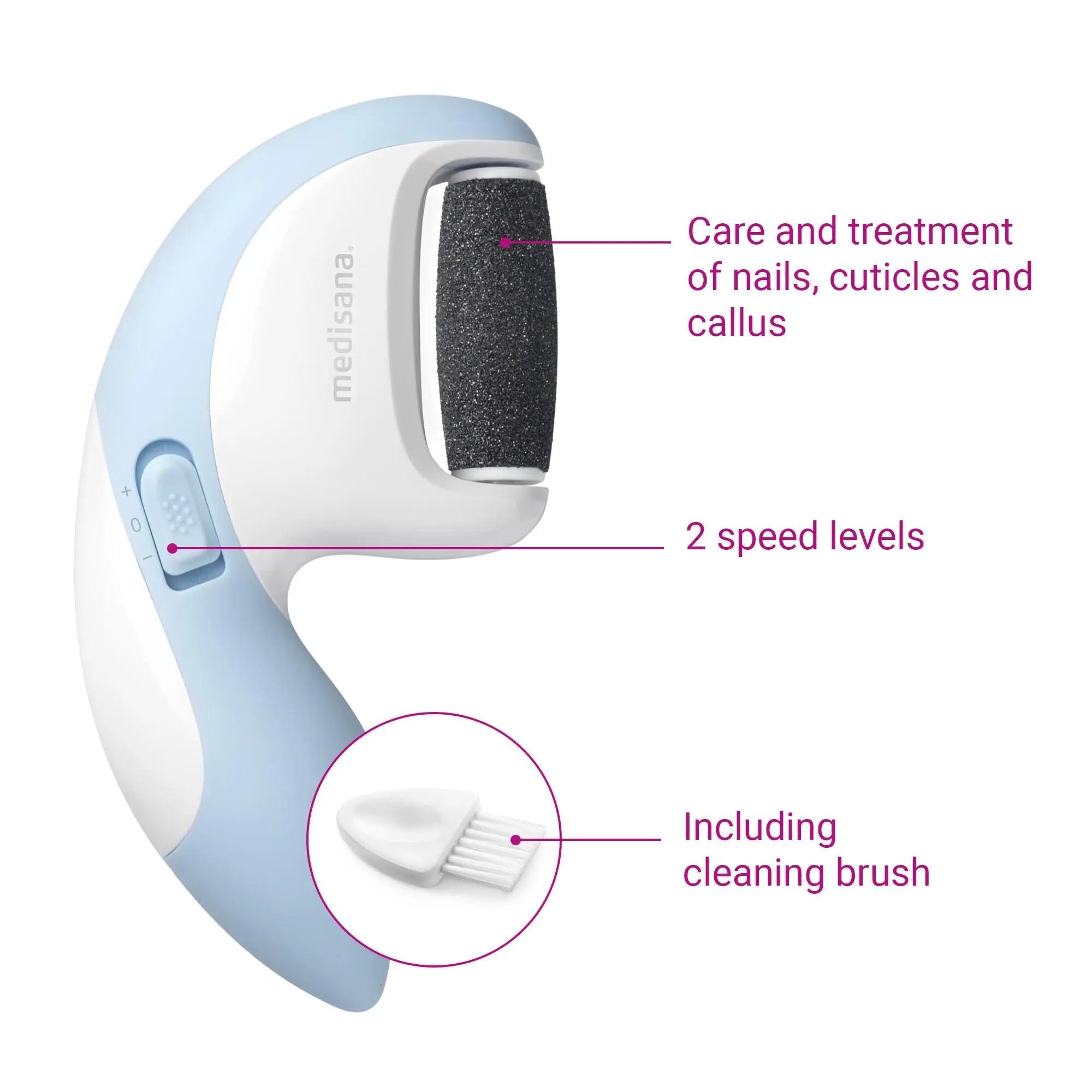 medisana CR 870 anti-callosités pour pieds et mains, 3 rouleaux longue durée 4/6