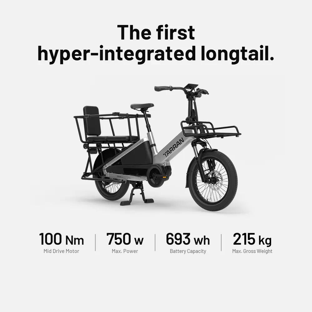TARRAN L1m Bicicleta cargo elétrica 2/7