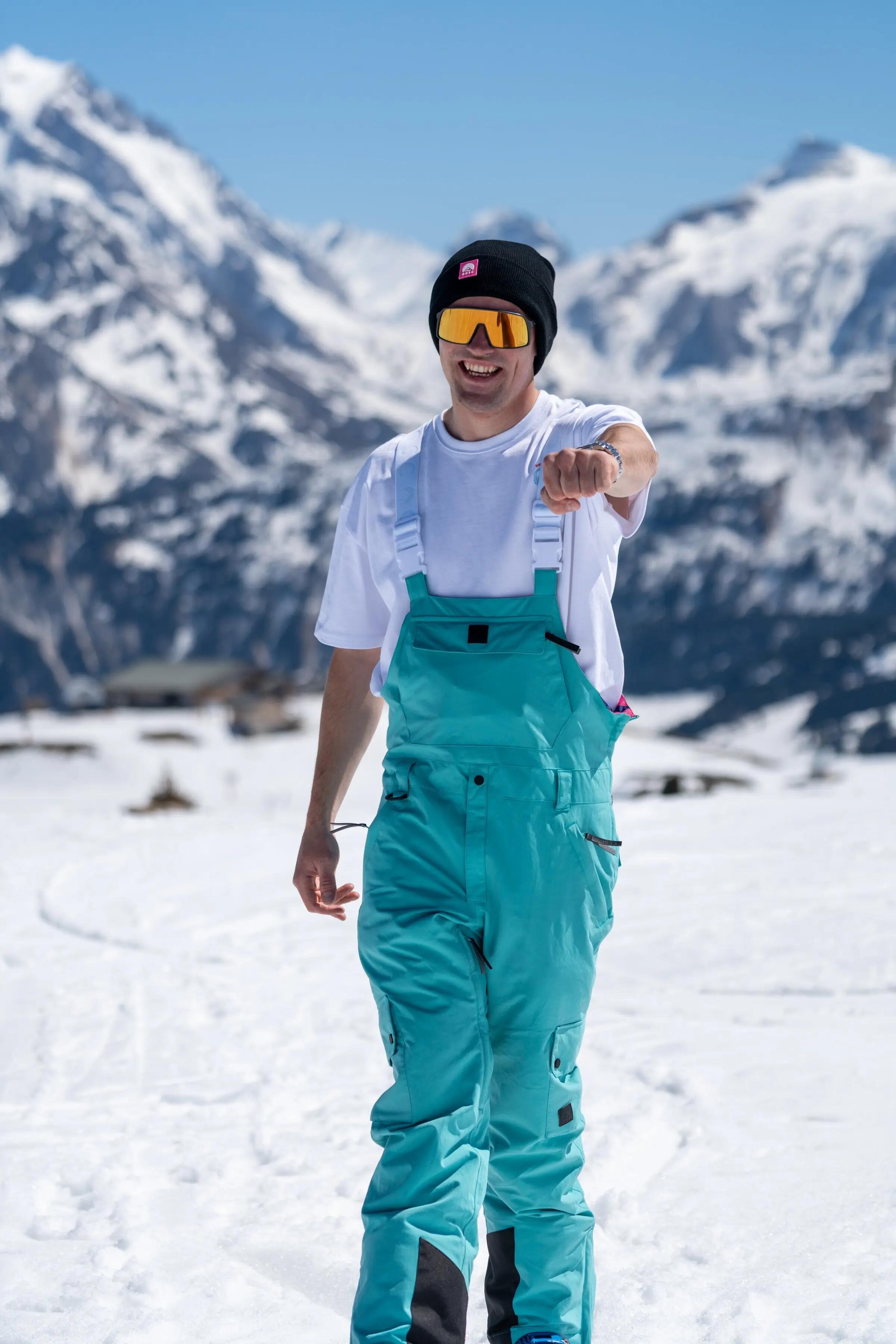 Yeh Man Latzhose – Aqua 14/15