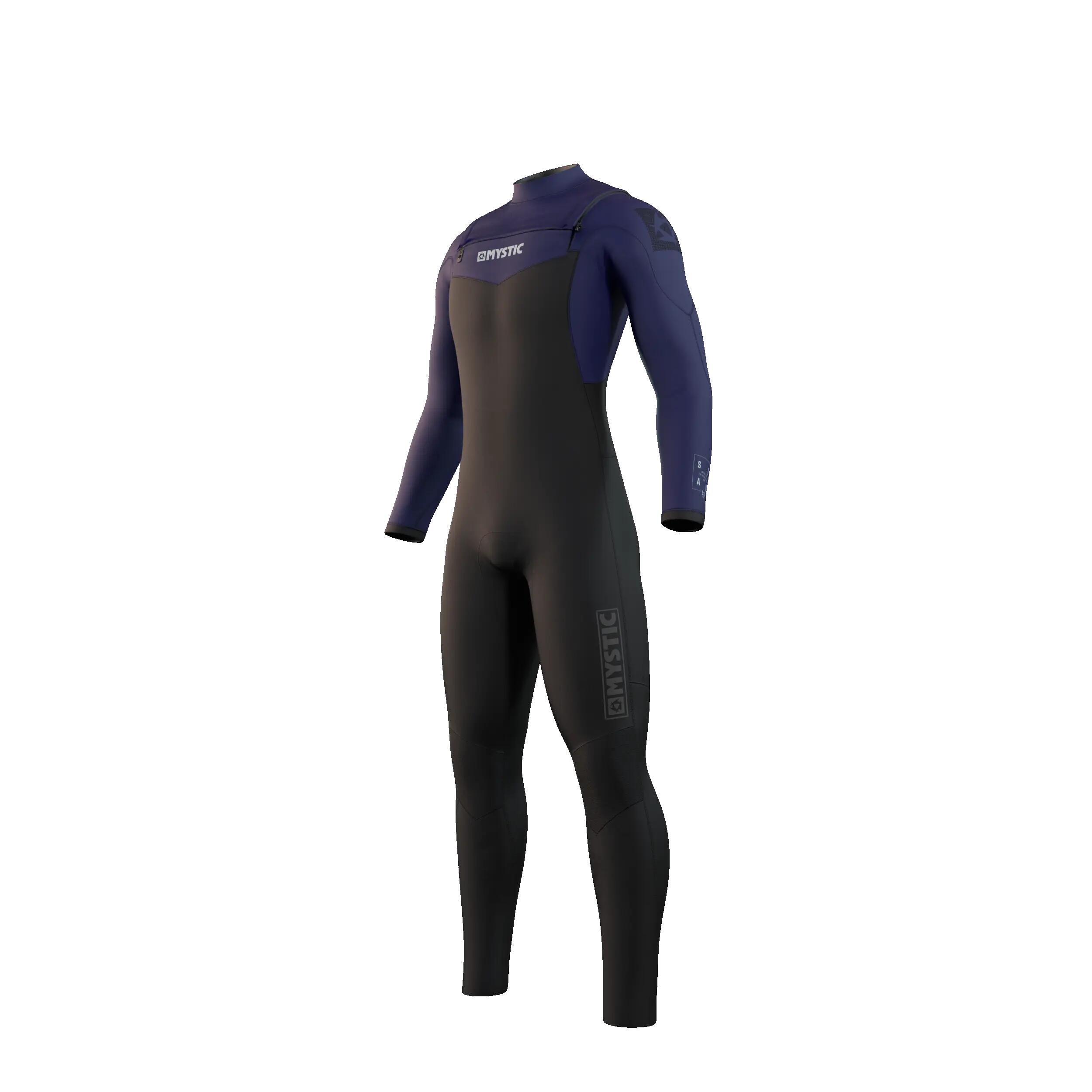 MYSTIC Star Wetsuit 5/3mm Double Frontzipi Donker Blauw 5/7